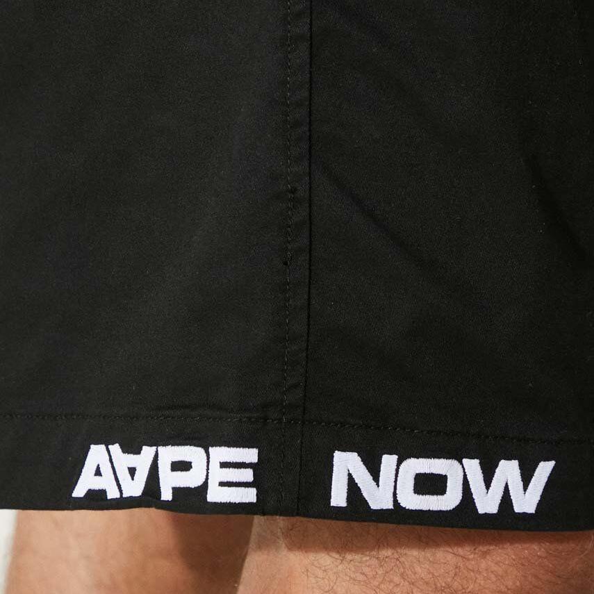 AAPE By Bathing Ape Now Woven Shorts Black [668] BATHING APE BATHING APE - originalfook singapore