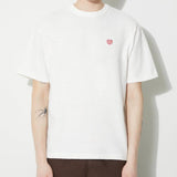 Human Made Red Heart Badge Tee White HUMAN MADE HUMAN MADE - originalfook singapore