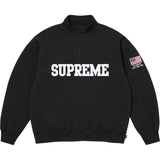 Supreme Half Zip Pullover Black USA version - ORIGINALFOOK