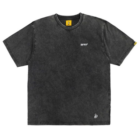 FR2 Embroidery Paisley Tee Washed Black