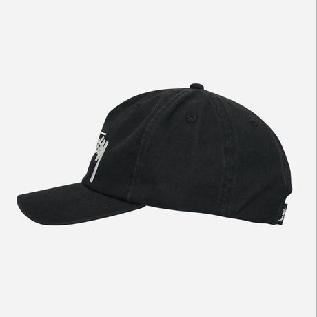 Stussy Big Stock Snapback Shadow Black