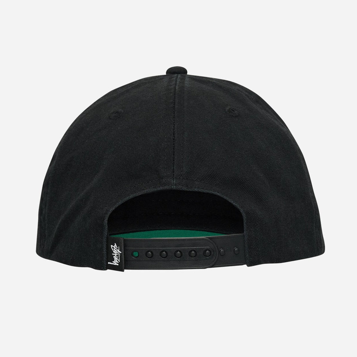 Stussy Big Stock Snapback Shadow Black