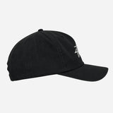 Stussy Big Stock Snapback Shadow Black