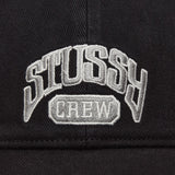Stussy Crew Logo Cap Black