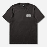 Stussy Champion Oval Logo Tee Black - ORIGINALFOOK