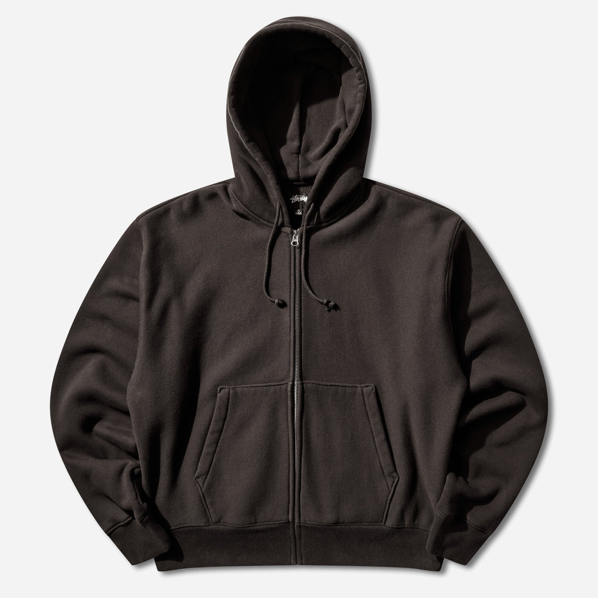 Buy Stussy Basic Diamond Zip Hoodie Black in Singapore | ORIGINALFOOK