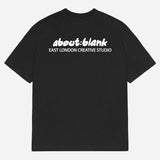 About:Blank Zev Logo Tee Black - ORIGINALFOOK