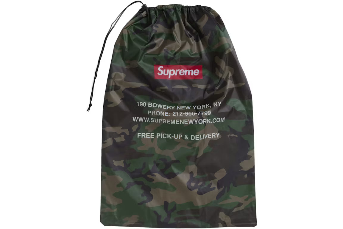 Supreme Large Drawstring Bag Camo