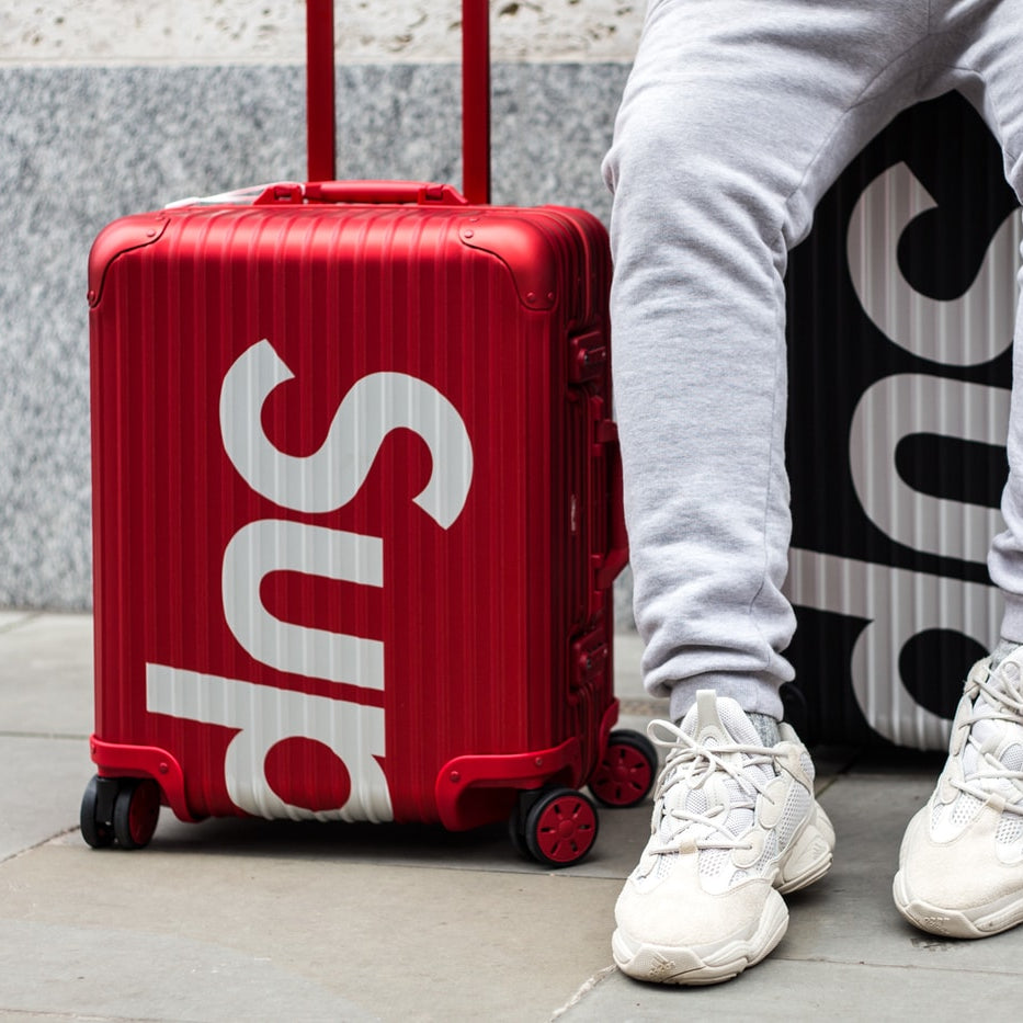 Supreme X RIMOWA Luggage 45L Red - ORIGINALFOOK