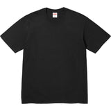 Black Supreme Gems Logo T-shirt featuring a graphic design on the front, made from soft cotton fabric.