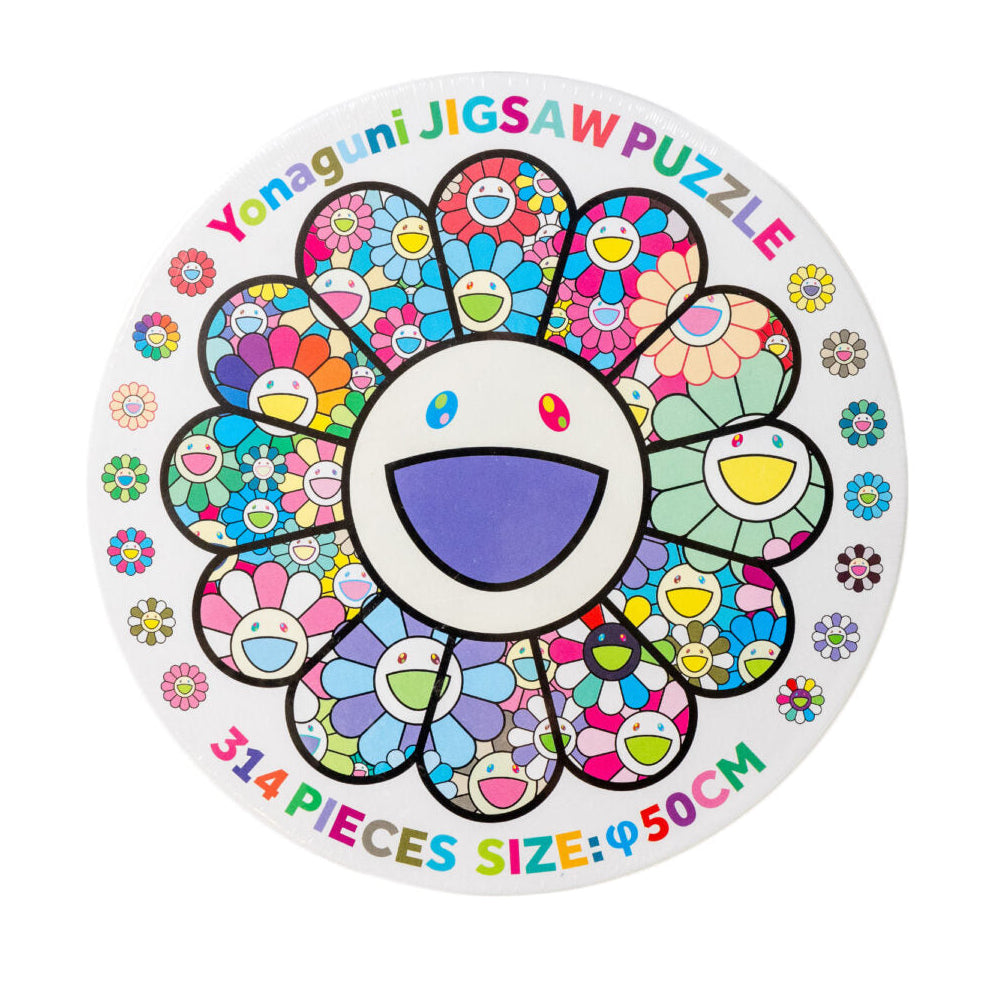 Takashi Murakami Flower Yonaguni 50cm jigsaw puzzle featuring vibrant, colorful artwork by TAKASHI MURAKAMI.