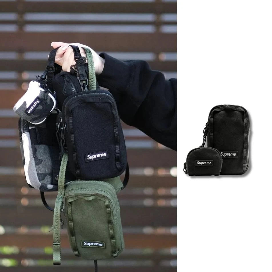 Supreme Camera Black Bag + Mini Pouch