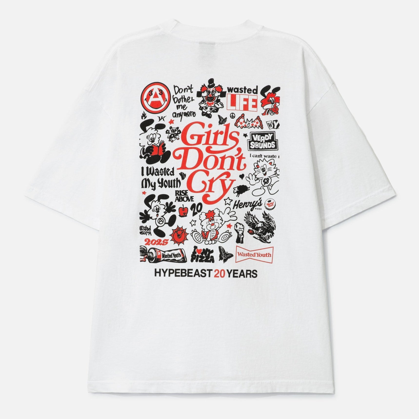 Buy VERDY X HB 20th Anniversary Tee White online