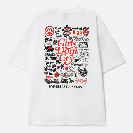 VERDY X HB 20th Anniversary Tee White - ORIGINALFOOK