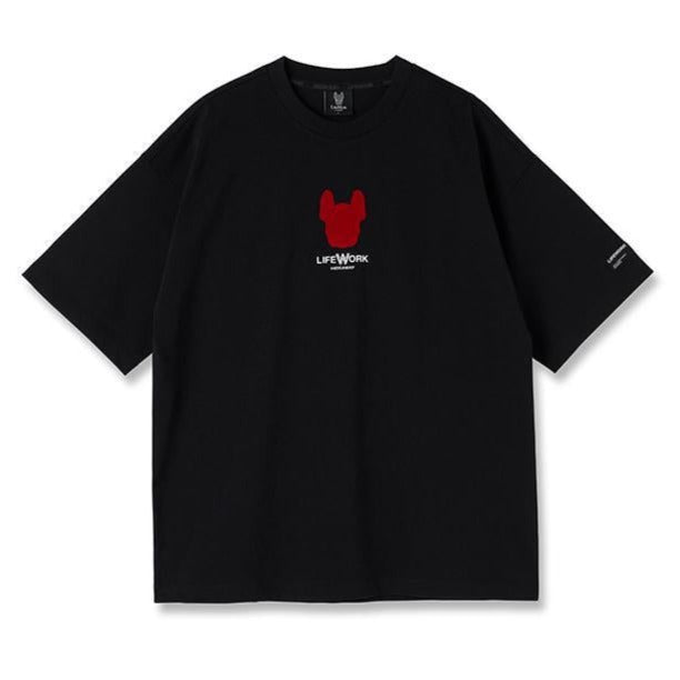 LifeWork Mini Mascot Tee Black lifework lifework - originalfook singapore