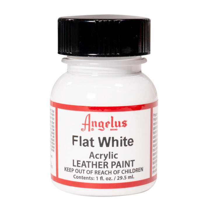 Angelus Acrylic Leather Paint Black / White / Flat Black / Flat White ANGELUS ANGELUS - originalfook singapore