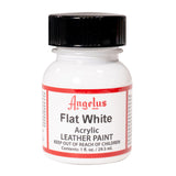 Angelus Acrylic Leather Paint Black / White / Flat Black / Flat White ANGELUS ANGELUS - originalfook singapore