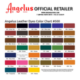 Angelus leather dye sales color chart
