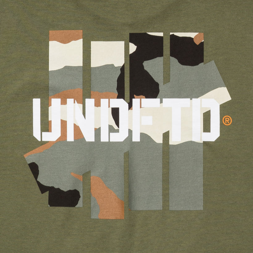 Undefeated Camo Icon Olive Tee