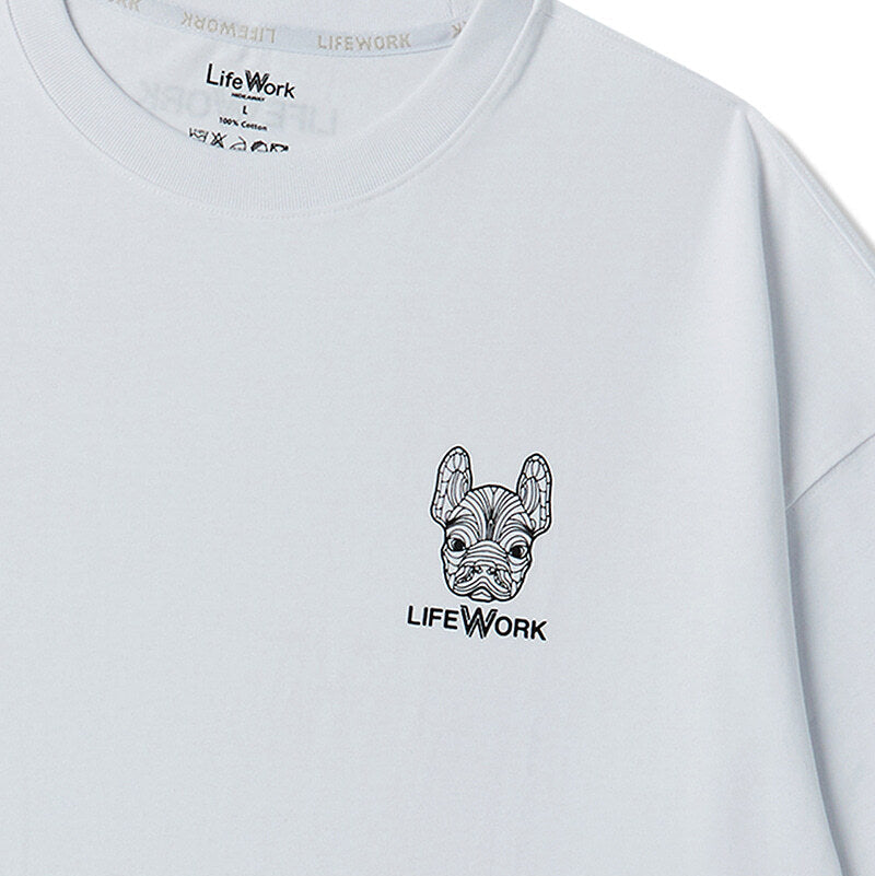 LifeWork 2PACK Basic Black And White Tee (With Pouch)