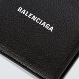 Balenciaga Cash Square Bifold Wallet Black Balenciaga Balenciaga - originalfook singapore