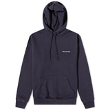 Balenciaga Corporate Logo Hoodie Marine Blue BAL BAL - originalfook singapore