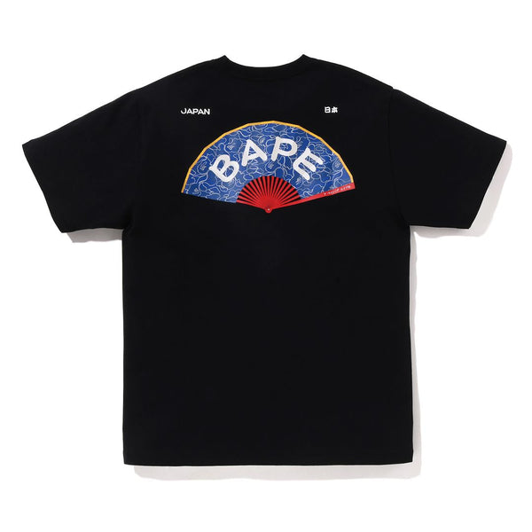 Bathing Ape Fan Tee Black (Japan Exclusive) BATHING APE BATHING APE - originalfook singapore
