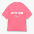Represent Owners Club Logo Tee Bubblegum REPRESENT REPRESENT - originalfook singapore