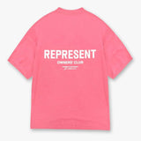 Represent Owners Club Logo Tee Bubblegum REPRESENT REPRESENT - originalfook singapore