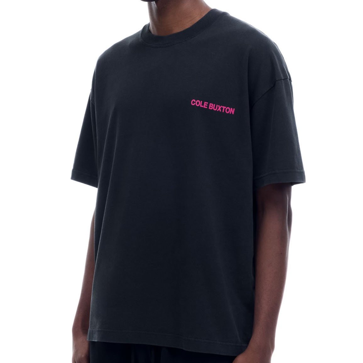 Cole Buxton Signature Tee Vintage Black Pink - ORIGINALFOOK