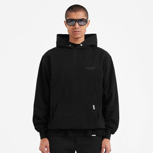 Reflective logo deals hoodie
