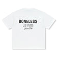 Boneless Coordinate Tee White - ORIGINALFOOK