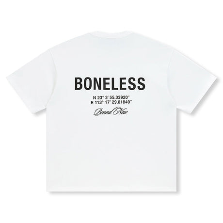 Boneless Coordinate Tee White - ORIGINALFOOK
