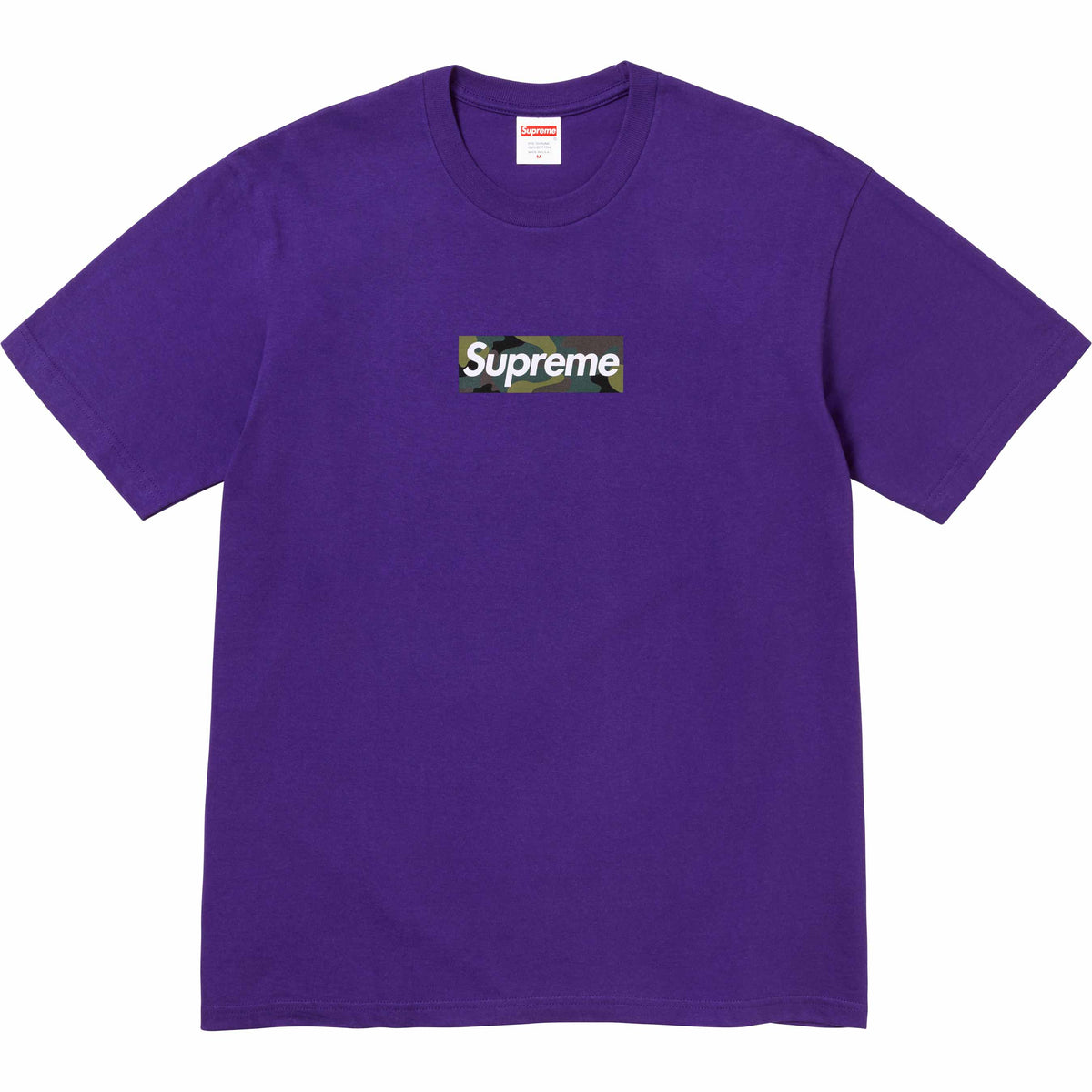Buy Supreme Camo Box Logo Tee Purple online in Singapore