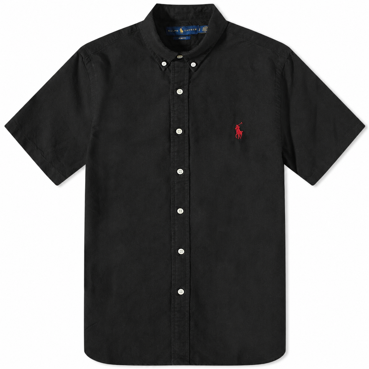 Polo Ralph Lauren Classic Fit Oxford Short Sleeve Shirt Black