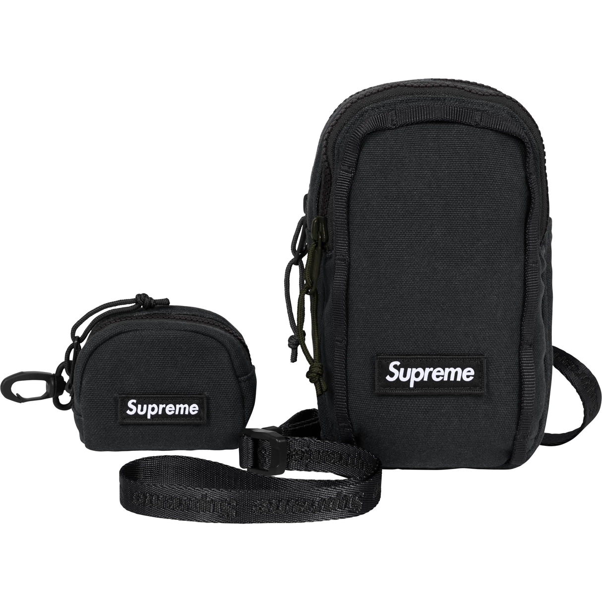 Supreme Camera Black Bag + Mini Pouch