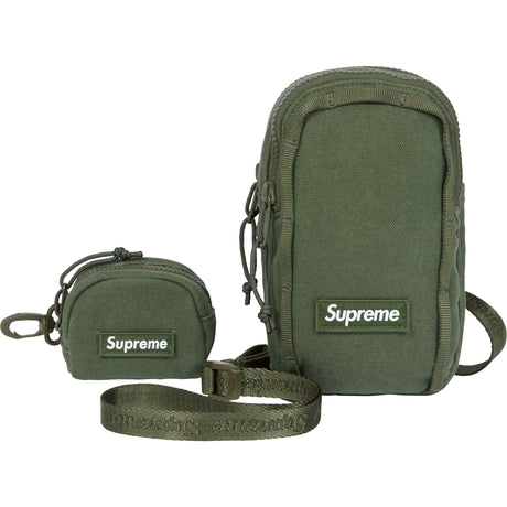 Supreme Camera Olive Bag + Mini Pouch