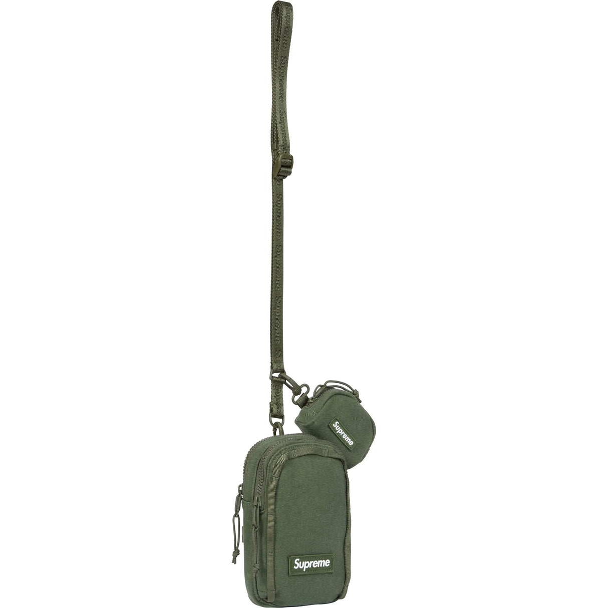 Supreme Camera Olive Bag + Mini Pouch