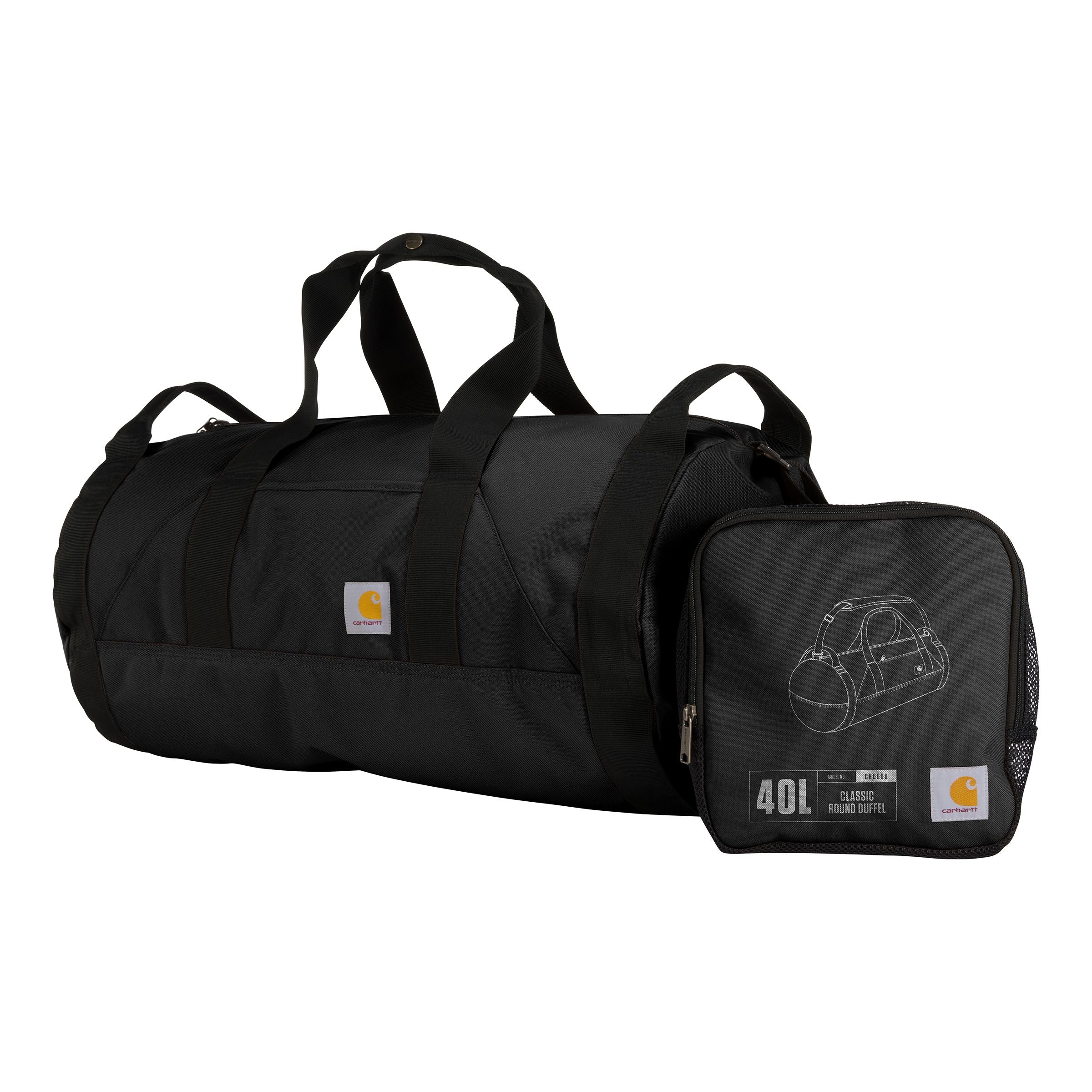 Buy Carhartt 40L Round Duffel Bag Black online in Singapore