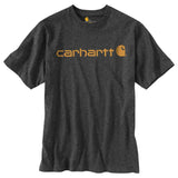 Carhartt USA Signature Logo Tee Carbon Heather carhartt carhartt - originalfook singapore