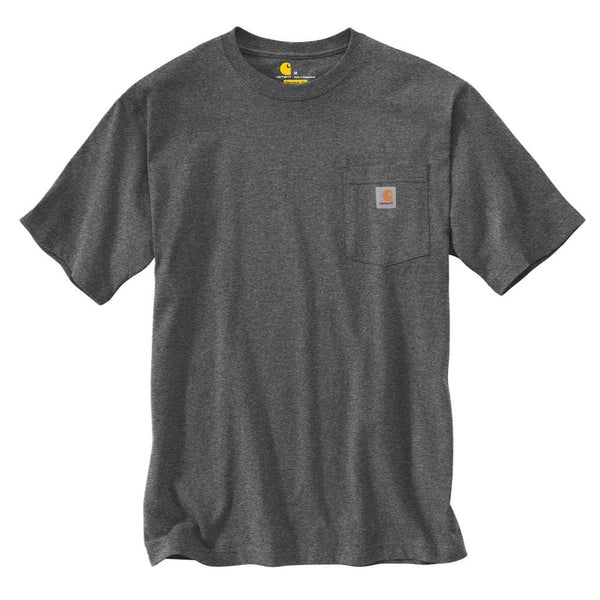 Carhartt USA Workwear Pocket Tee Carbon Heather carhartt carhartt - originalfook singapore