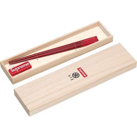 Supreme Red Chopstick Set with Box