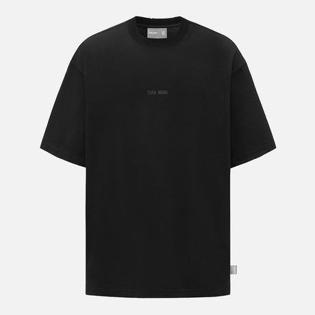 Black Team Wang x Team Clot logo tee shirt front view