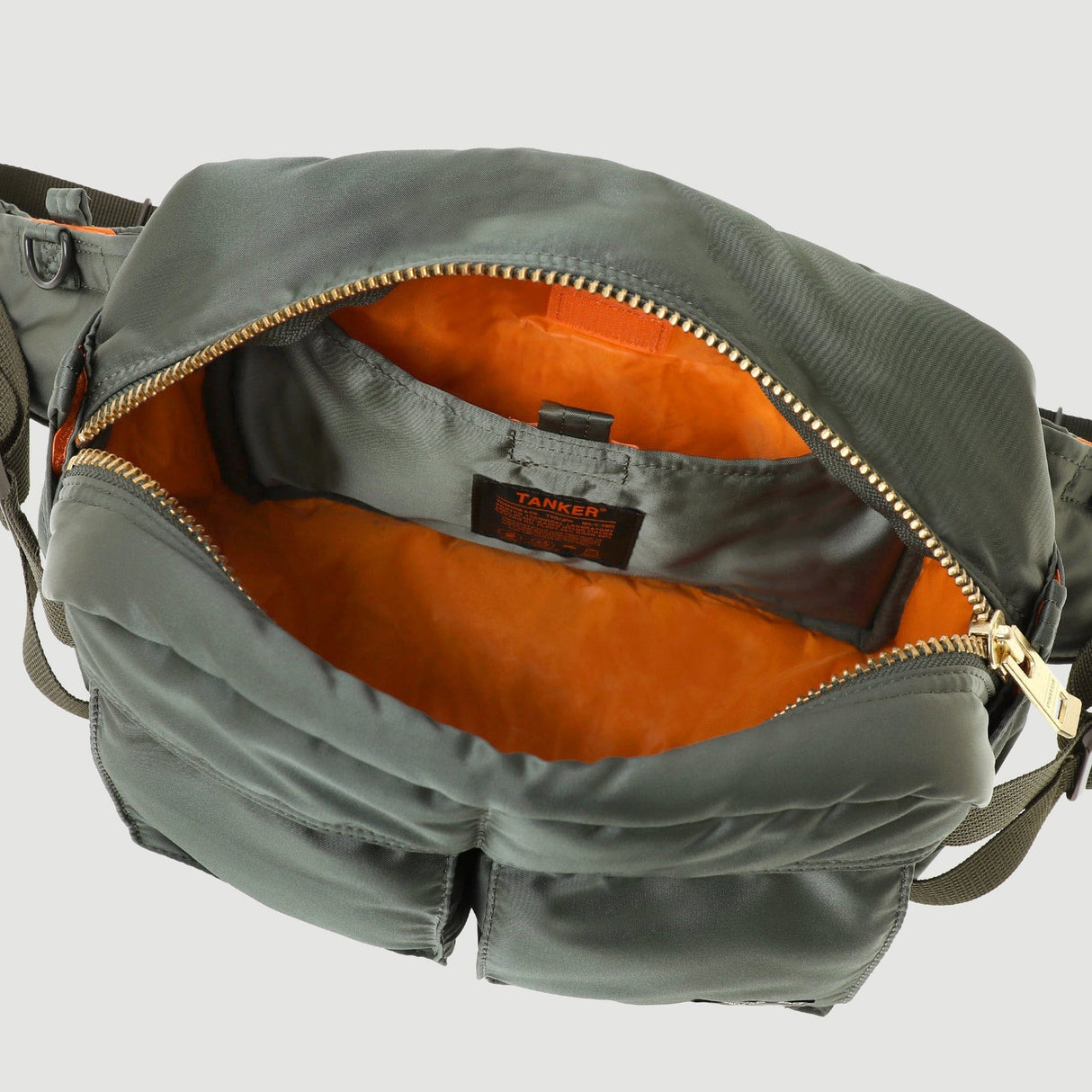 Porter Yoshida Japan Tanker Waist Bag Sage Green 622-08635