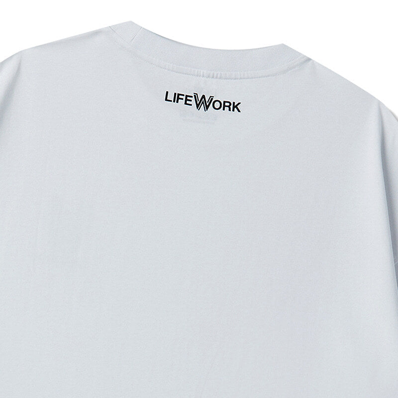 LifeWork 2PACK Basic Black And White Tee (With Pouch)