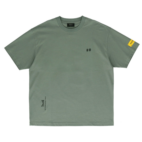 Been Trill Tape Logo Tee Khaki BEEN TRILL BEEN TRILL - originalfook singapore