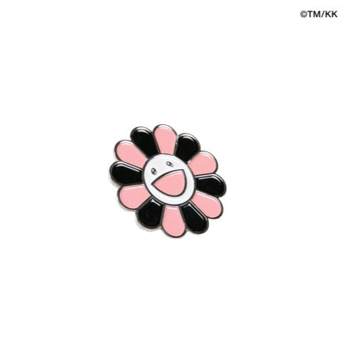 Takashi Murakami x BLACKPINK Flower Enamel Pin Black Pink