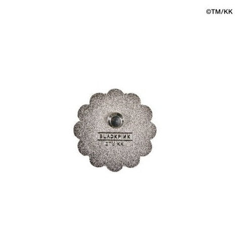 カイカイキキ x ブラックピンク エナメルピン ブラックピンク Takashi Murakami x BLACKPINK Flower Enamel Pin Black Pink