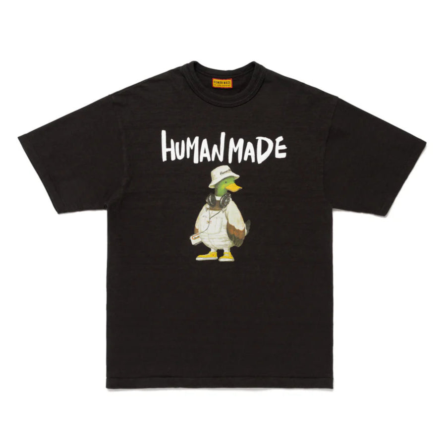 HUMAN MADE ブラック バックプリント ダックTシャツ Amazon.co.jp: 袋付 ヒューマンメイド ダックグラフィック tシャツ