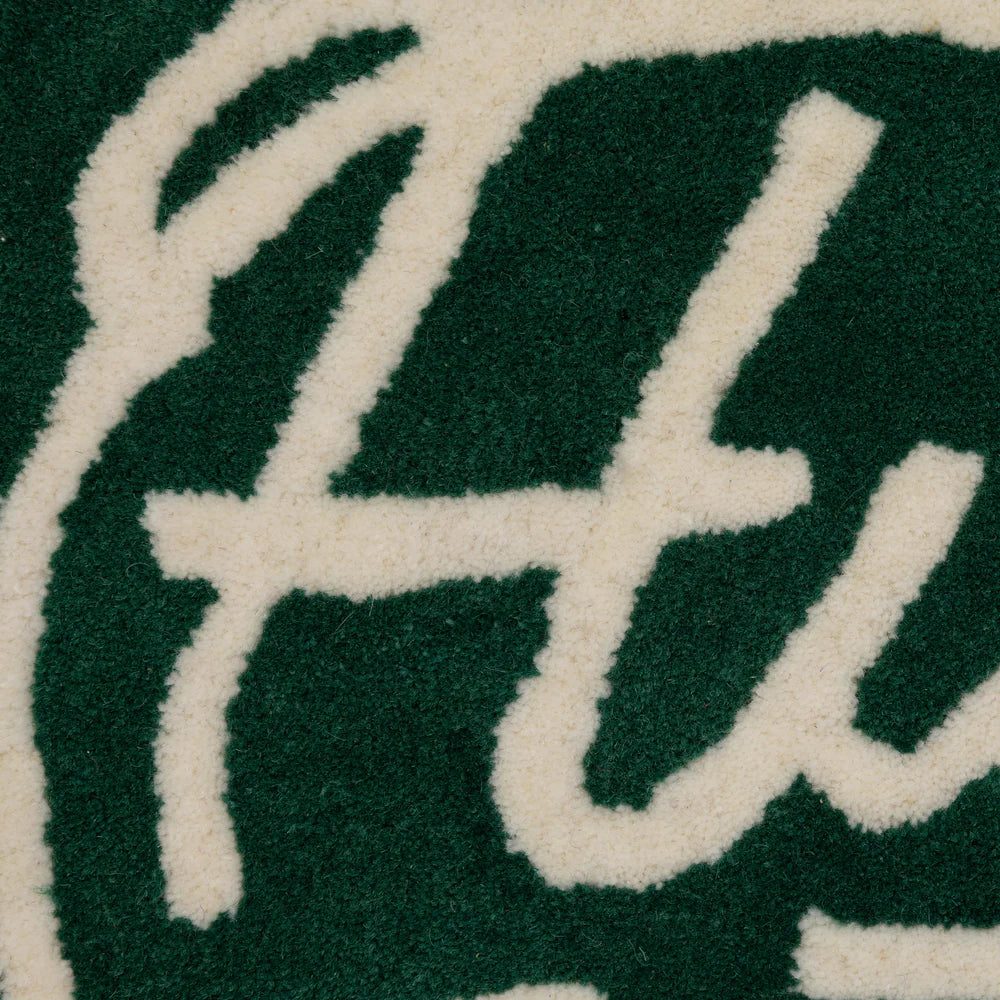 Human Made Heart Logo Medium Rug Green - | ORIGINALFOOK